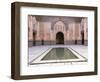 Central Courtyard and Pool, Medersa Ali Ben Youssef, Medina, Marrakesh, Morocco-Stephen Studd-Framed Photographic Print