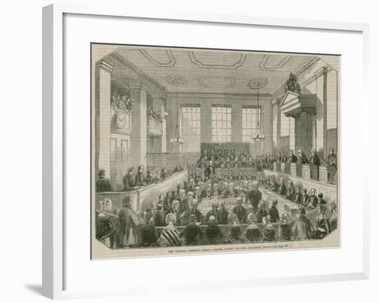 Central Criminal Court, Old Bailey-null-Framed Giclee Print