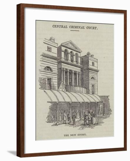 Central Criminal Court, the New Court-null-Framed Giclee Print