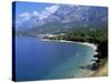 Central Dalmatian Coastline Known as Makarska Riviera, Dalmatia, Croatia, Europe-Tony Gervis-Stretched Canvas