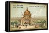 Central Dome, Exposition Universelle, Paris, 1889-null-Framed Stretched Canvas