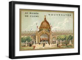 Central Dome, Exposition Universelle, Paris, 1889-null-Framed Giclee Print