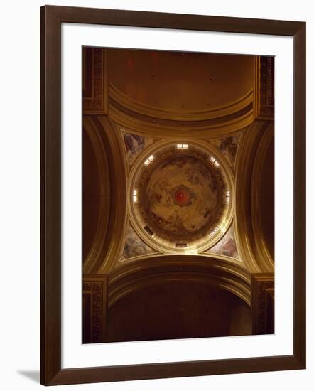 Central Dome of Sanctuary of Madonna of San Luca, Bologna, Emilia-Romagna, Italy-null-Framed Giclee Print