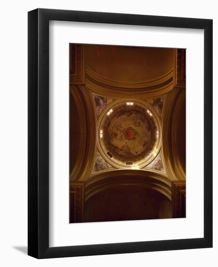 Central Dome of Sanctuary of Madonna of San Luca, Bologna, Emilia-Romagna, Italy-null-Framed Premium Giclee Print