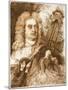 Central European Engraving of the Composer, George Frideric Handel-null-Mounted Giclee Print