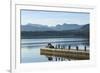 Central Fells, Scawfell, and the Langdale Pikes Viewed from Low Wood Race Cannon-James Emmerson-Framed Photographic Print