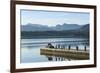 Central Fells, Scawfell, and the Langdale Pikes Viewed from Low Wood Race Cannon-James Emmerson-Framed Photographic Print