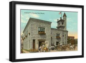 Central Fire Station, Fort Worth, Texas-null-Framed Art Print