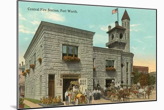 Central Fire Station, Fort Worth, Texas-null-Mounted Art Print