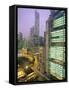 Central from Princes Building, Legco Bank of China, Hk Bank, Hong Kong, China, Asia-Tim Hall-Framed Stretched Canvas