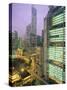 Central from Princes Building, Legco Bank of China, Hk Bank, Hong Kong, China, Asia-Tim Hall-Stretched Canvas