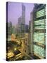 Central from Princes Building, Legco Bank of China, Hk Bank, Hong Kong, China, Asia-Tim Hall-Stretched Canvas