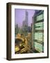 Central from Princes Building, Legco Bank of China, Hk Bank, Hong Kong, China, Asia-Tim Hall-Framed Photographic Print