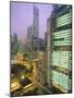 Central from Princes Building, Legco Bank of China, Hk Bank, Hong Kong, China, Asia-Tim Hall-Mounted Photographic Print