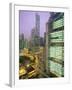 Central from Princes Building, Legco Bank of China, Hk Bank, Hong Kong, China, Asia-Tim Hall-Framed Photographic Print
