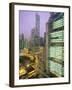 Central from Princes Building, Legco Bank of China, Hk Bank, Hong Kong, China, Asia-Tim Hall-Framed Photographic Print