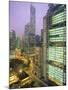 Central from Princes Building, Legco Bank of China, Hk Bank, Hong Kong, China, Asia-Tim Hall-Mounted Photographic Print