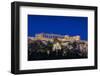 Central Greece, Athens, Acropolis, Elevated View, Dawn-Walter Bibikow-Framed Photographic Print