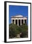 Central Greece, Athens, Ancient Agora, Temple of Hephaestus-Walter Bibikow-Framed Photographic Print