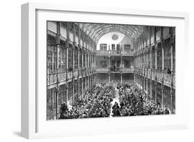 Central Hall of the Royal Army Clothing Depot, Pimlico, C1880-null-Framed Giclee Print