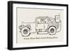 Central Heating for Cars-William Heath Robinson-Framed Art Print