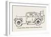 Central Heating for Cars-William Heath Robinson-Framed Art Print