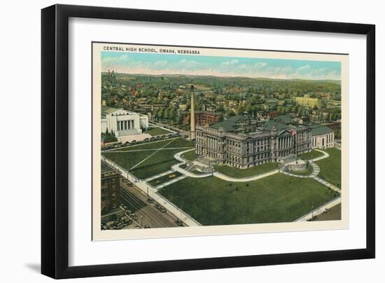 Central High School, Omaha, Nebraska-null-Framed Art Print