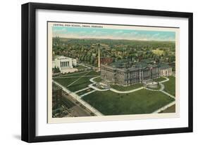 Central High School, Omaha, Nebraska-null-Framed Art Print