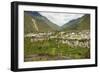 Central highlands, town of Banos, built on a lava terrace, Ecuador, South America-Tony Waltham-Framed Photographic Print