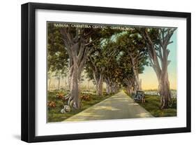 Central Highway, Havana-null-Framed Art Print