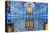 Central Light Well Inside Casa Batllo, Barcelona, Catalonia, Spain-Stefano Politi Markovina-Stretched Canvas