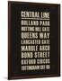 Central Line-Devon Ross-Framed Art Print