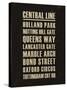 Central Line-Devon Ross-Stretched Canvas