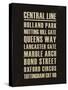 Central Line-Devon Ross-Stretched Canvas