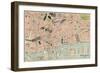 'Central Liverpool', c20th Century-John Bartholomew-Framed Giclee Print