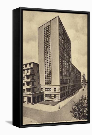 Central Long Distance Telephone Service Office Building, Warsaw-null-Framed Stretched Canvas