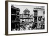 Central Market in Hong Kong Photograph - Hong Kong, China-Lantern Press-Framed Art Print