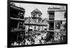 Central Market in Hong Kong Photograph - Hong Kong, China-Lantern Press-Framed Art Print