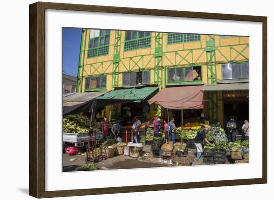 Central Market, Valparaiso, Chile-Peter Groenendijk-Framed Photographic Print