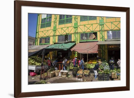 Central Market, Valparaiso, Chile-Peter Groenendijk-Framed Photographic Print