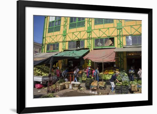 Central Market, Valparaiso, Chile-Peter Groenendijk-Framed Photographic Print