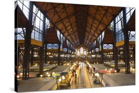 Central Markets, Budapest, Hungary, Europe-Doug Pearson-Stretched Canvas