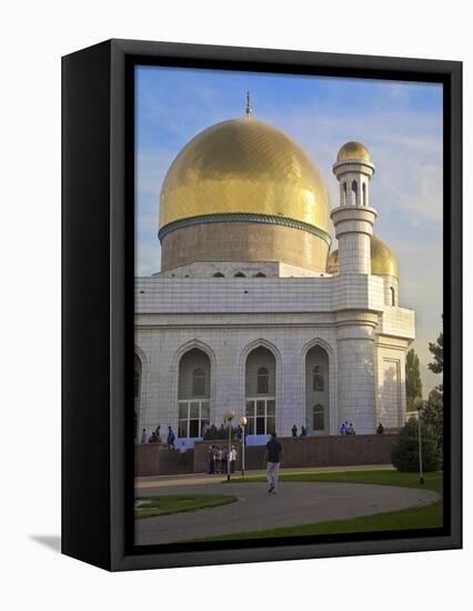 Central Mosque, Almaty, Kazakhstan, Central Asia, Asia-Jane Sweeney-Framed Stretched Canvas