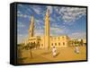 Central Mosque in Nouakchott, Mauritania, Africa-Michael Runkel-Framed Stretched Canvas