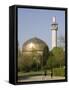 Central Mosque, Regents Park, London, England, United Kingdom, Europe-Rolf Richardson-Framed Stretched Canvas