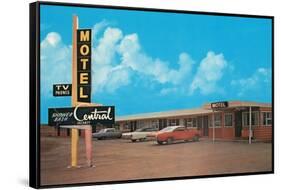 Central Motel-null-Framed Stretched Canvas