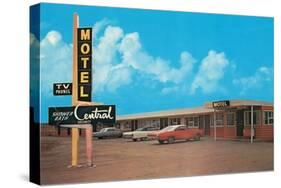Central Motel-null-Stretched Canvas