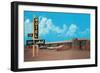 Central Motel-null-Framed Art Print