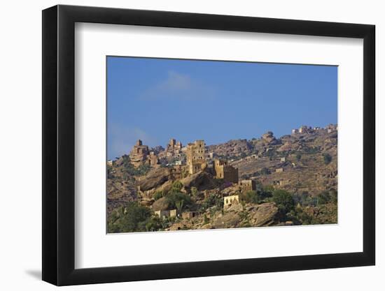 Central Mountains, Yemen, Middle East-Bruno Morandi-Framed Photographic Print