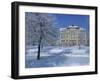 Central Naval Museum in a Snowy Winter Landscape in St. Petersburg, Russia, Europe-Christina Gascoigne-Framed Photographic Print